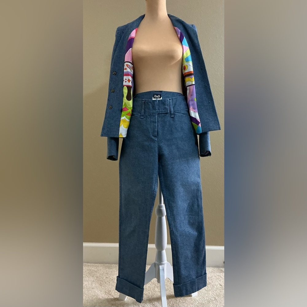 Dolce & Gabbana Classic Denim Blue Suit Set - Picture 4 of 6
